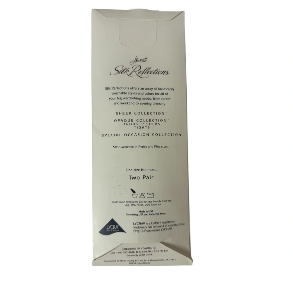 Hanes Silk Reflections 5 Packages With 2‎ Pair Each Knee HighBlac/ Barely There
